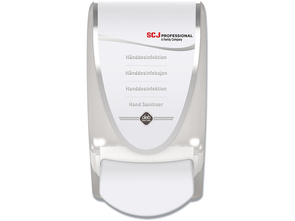 Dispenser, Til desinfektionsskum og desinfektionsgel, Trykknap, 1000 ml refill, SCJ Professional Sanitize