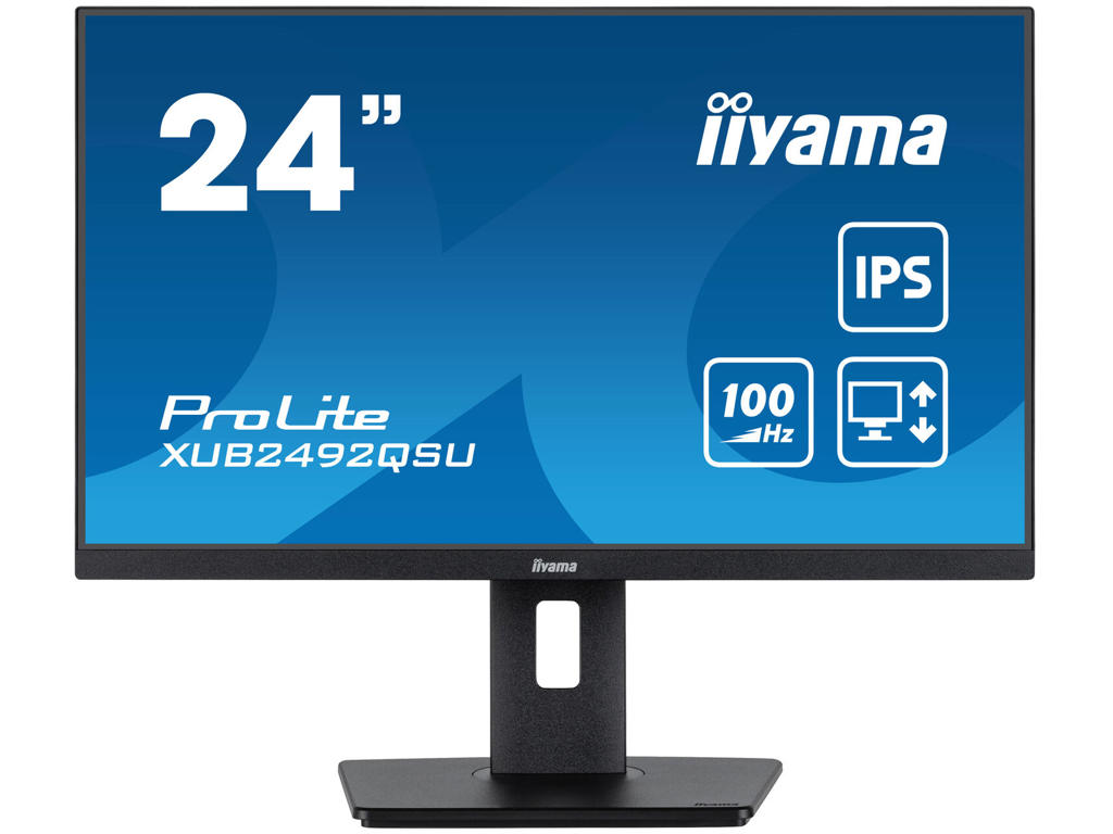 iiyama ProLite XUB2492QSU-B1 computerskærm 60,5 cm (23.8") 2560 x 1440 pixel Quad HD LED Sort