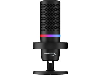 HyperX DuoCast ─ USB-mikrofon (sort) ─ RGB-lys