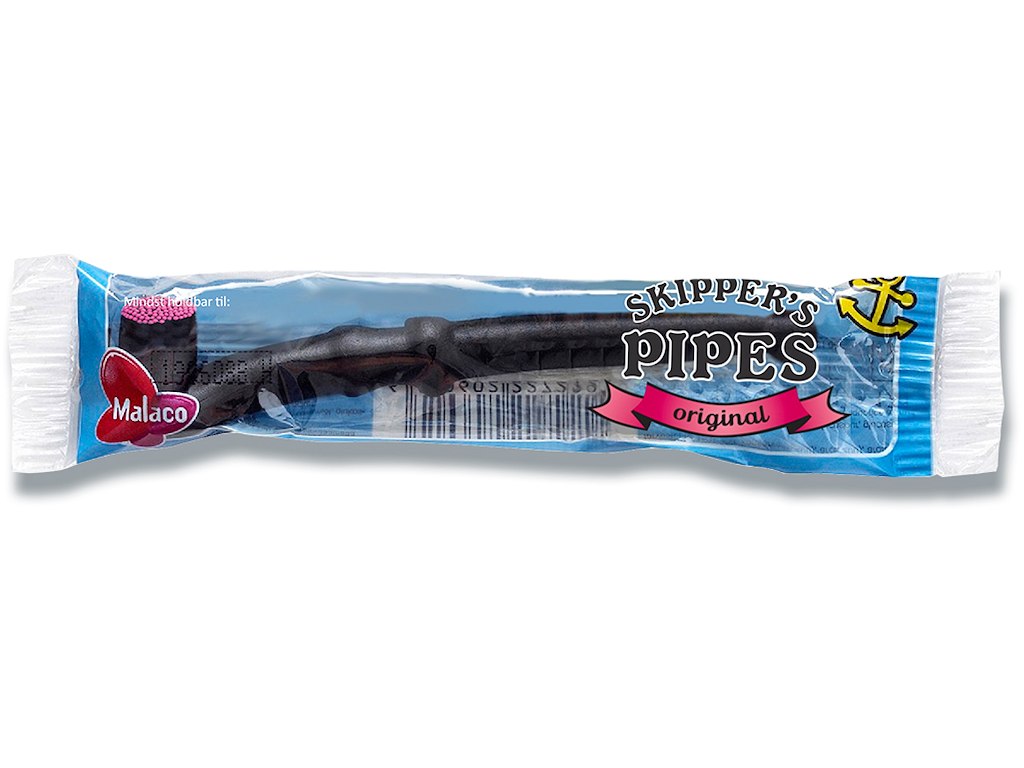 Lakridspiber Skippers Pipes 60stk/æsk