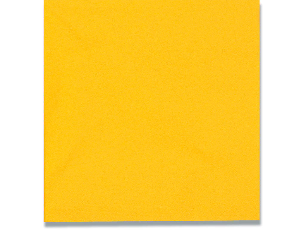 Servietter, 3 lag, Gul, 33x33 cm, 70 stk, Gastro