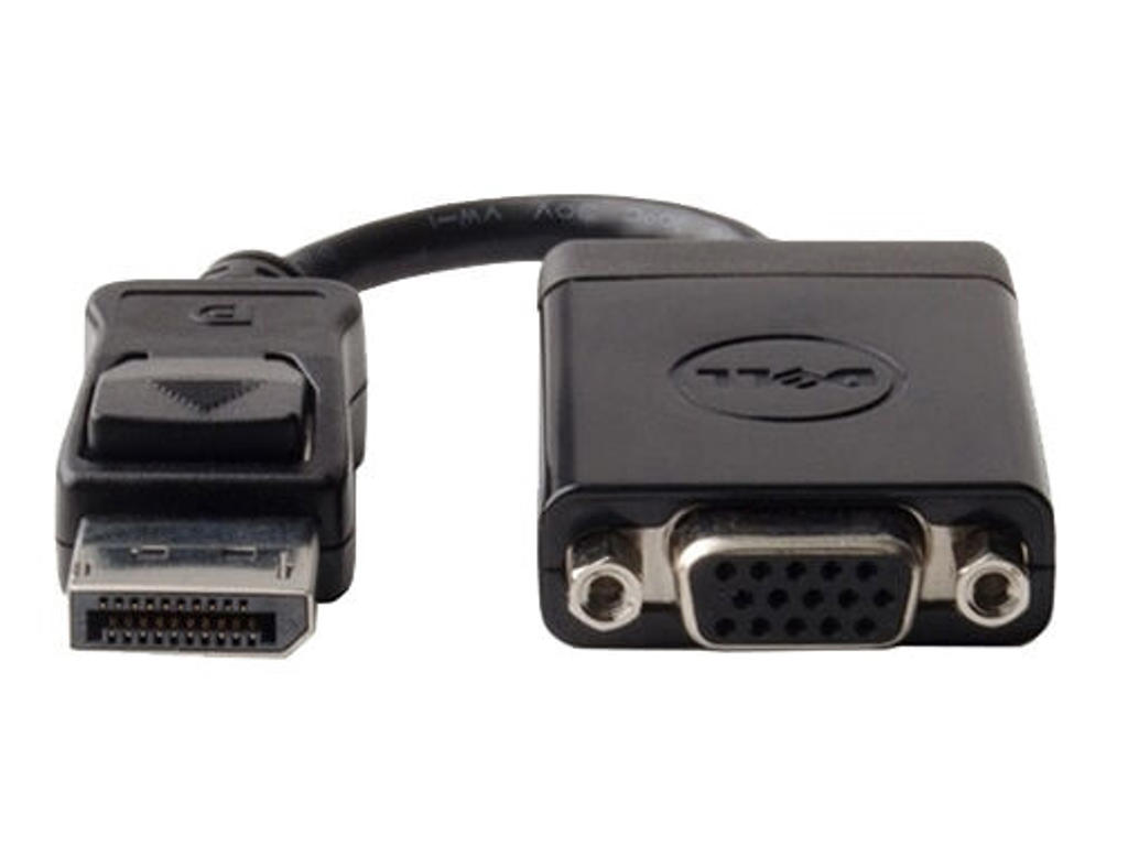 DELL R74C3 videokabel adapter DisplayPort VGA (D-Sub) Sort