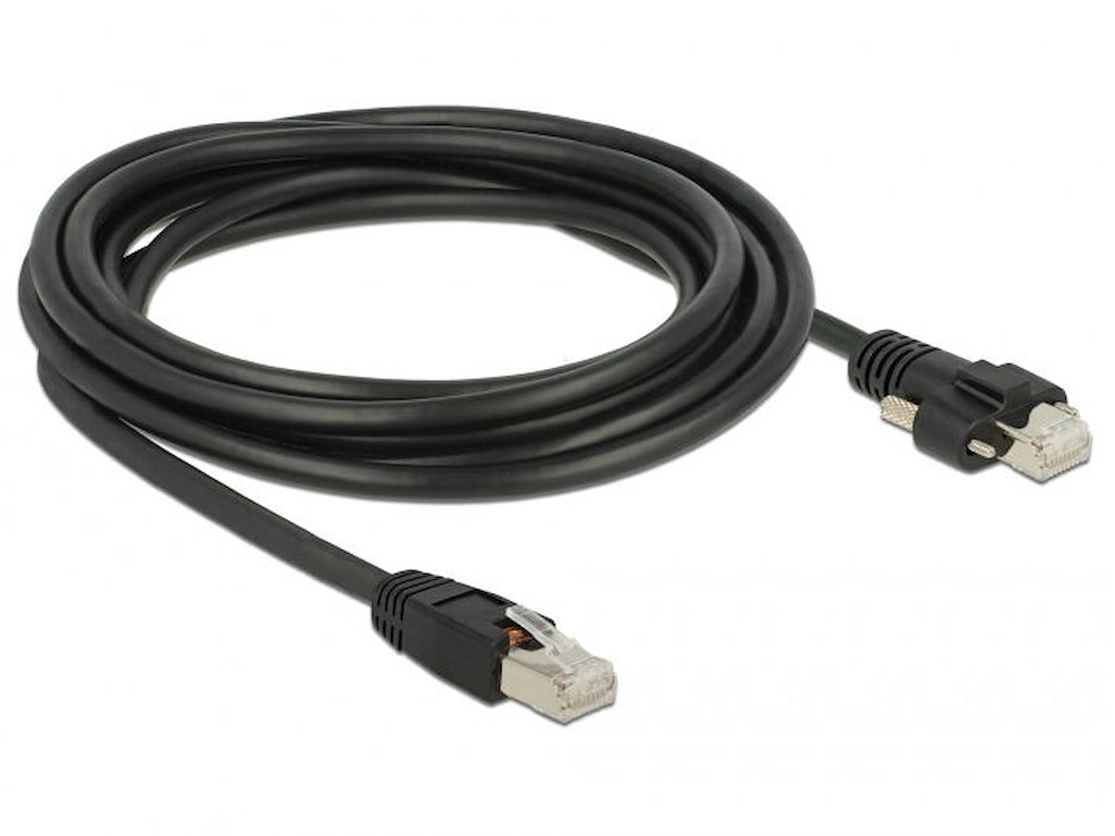 DeLOCK 85669 netværkskabel Sort 3 m Cat6 S/FTP (S-STP)