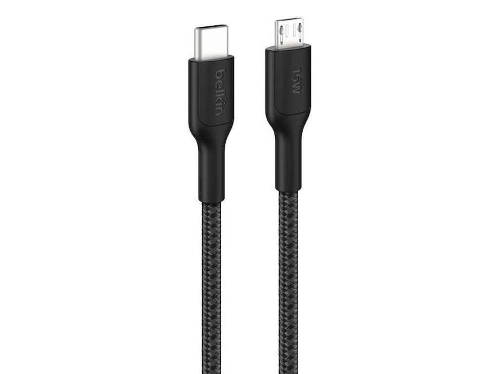 Belkin BoostCharge Pro USB-kabel 1 m USB C Micro-USB A Sort