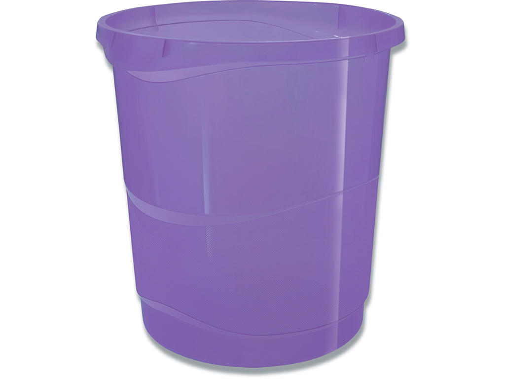 Papirkurv, Lavendel, 14 liter, Plast, Esselte Colour'Breeze 