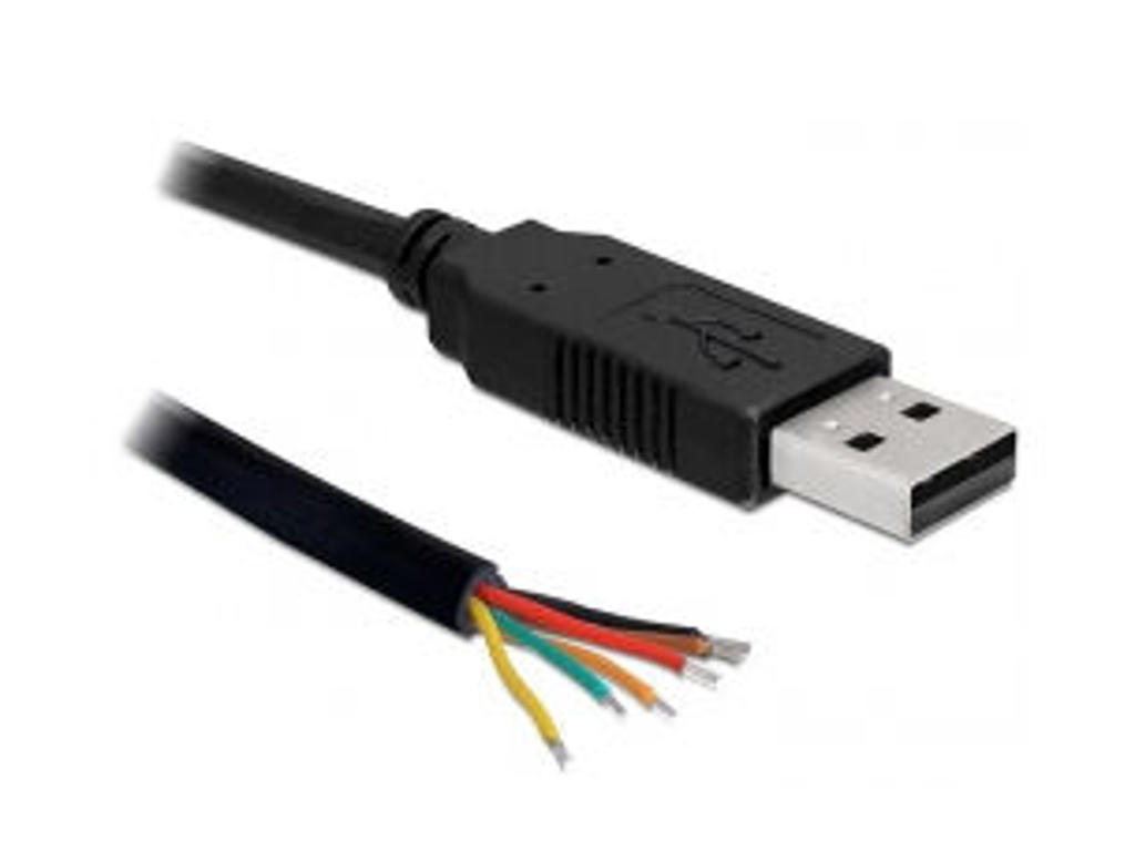 DeLOCK 83116 serielkabel Sort 1,8 m USB Type-A DB-9