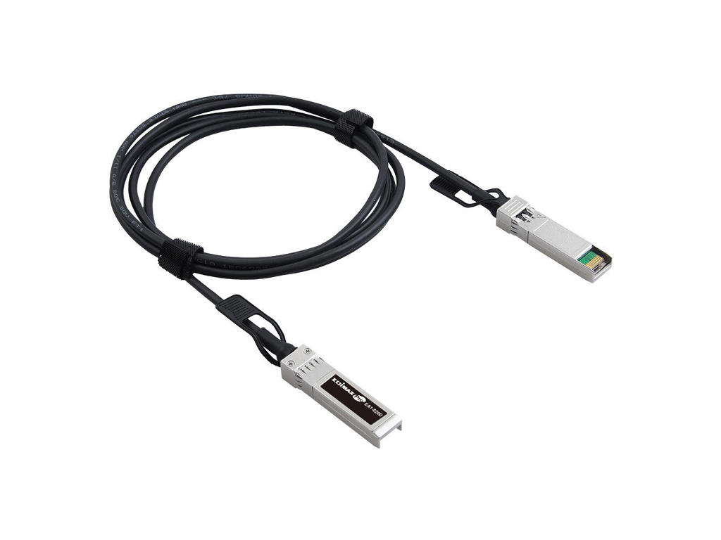 Edimax EA1-020D InfiniBand og fiberoptisk kabel 2 m SFP+ Sort