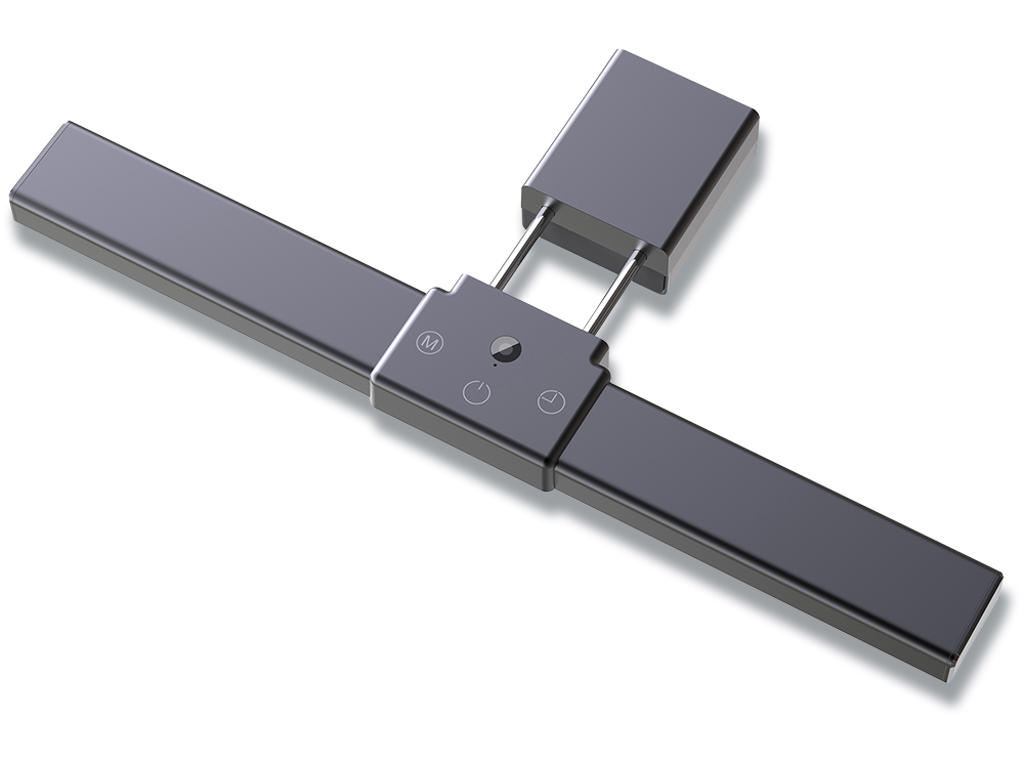 Bordlampe, Mørkegrå, Med klemme, LED, Unilux Travellight 