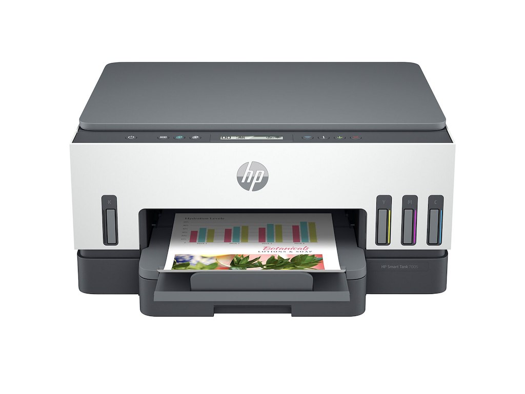 HP Smart Tank 7005 Trådløst All-in-One Farve Printer, Tosidet print; Kopimaskine, scanner