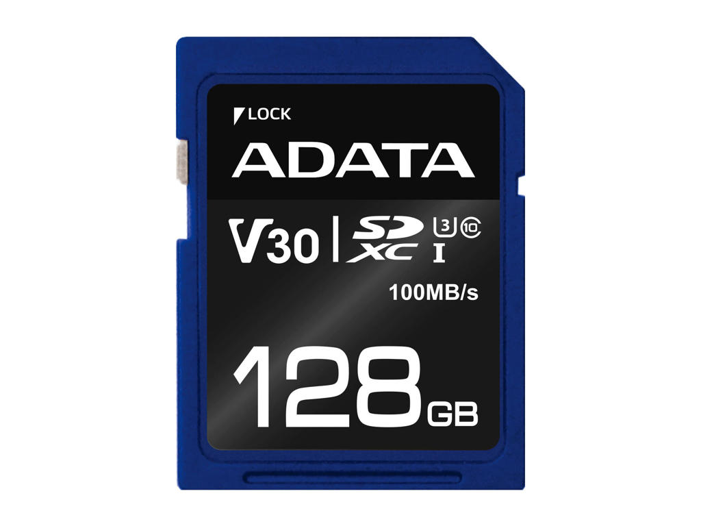ADATA ASDX128GUI3V30S-R hukommelseskort 128 GB SDXC UHS-I Klasse 10