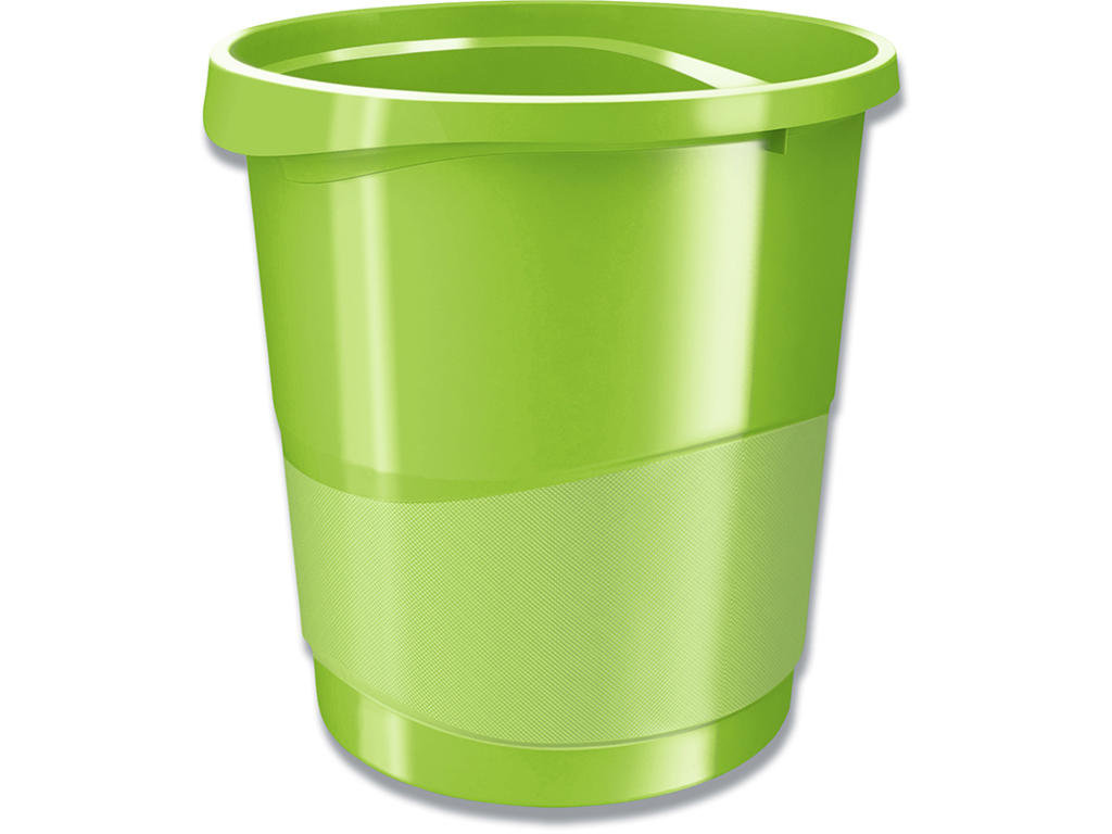 Papirkurv, Grøn, 14 liter, Plast, Esselte Europost VIVIDA 