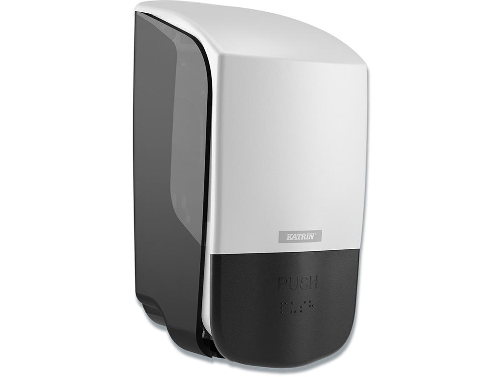 Dispenser, Til sæbe, Trykknap, 500 ml refill, Katrin