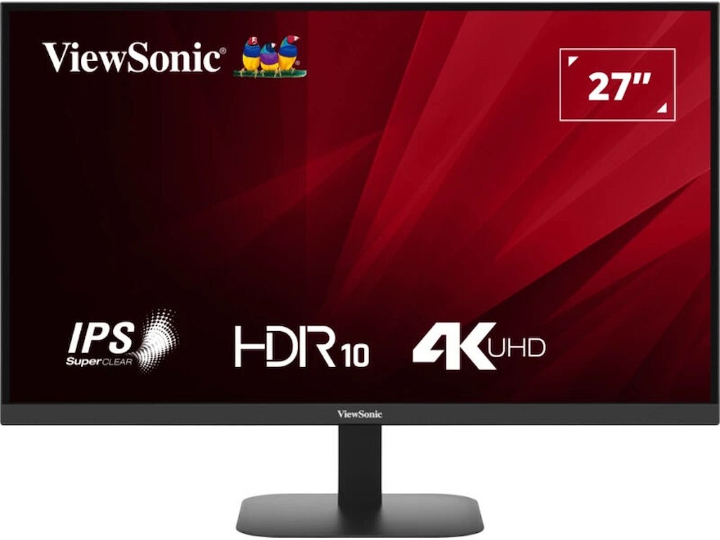 Viewsonic VA VA2708-4K-HD computerskærm 68,6 cm (27") 3840 x 2160 pixel 4K Ultra HD LED Sort