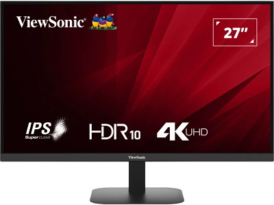 Viewsonic VA VA2708-4K-HD computerskærm 68,6 cm (27") 3840 x 2160 pixel 4K Ultra HD LED Sort