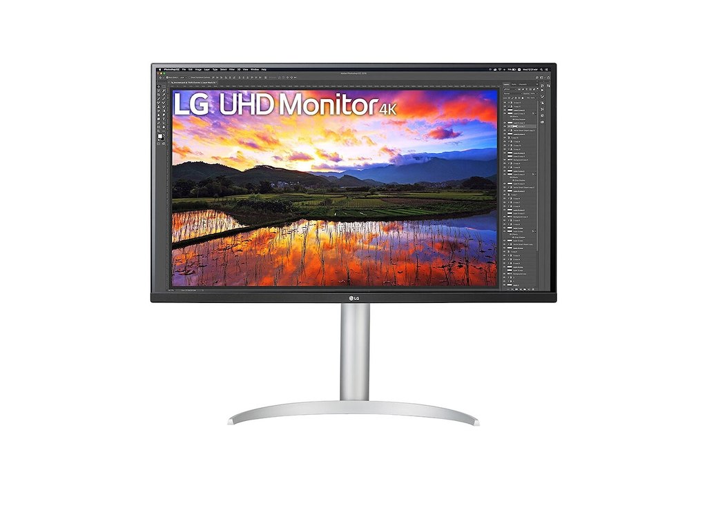 LG 32UP55NP-W computerskærm 80 cm (31.5") 3840 x 2160 pixel 4K Ultra HD Hvid