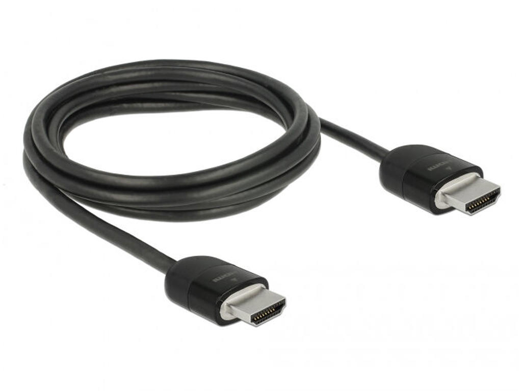 DeLOCK 84964 HDMI-kabel 2 m HDMI Type A (Standard) Sort