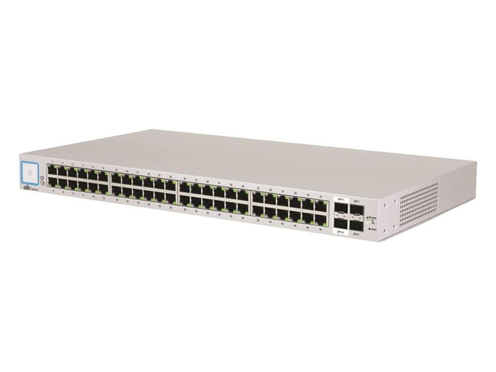 Ubiquiti UniFi US-48-500W netværksswitch Administreret Gigabit Ethernet (10/100/1000) Strøm over Ethernet (PoE) 1U Sølv