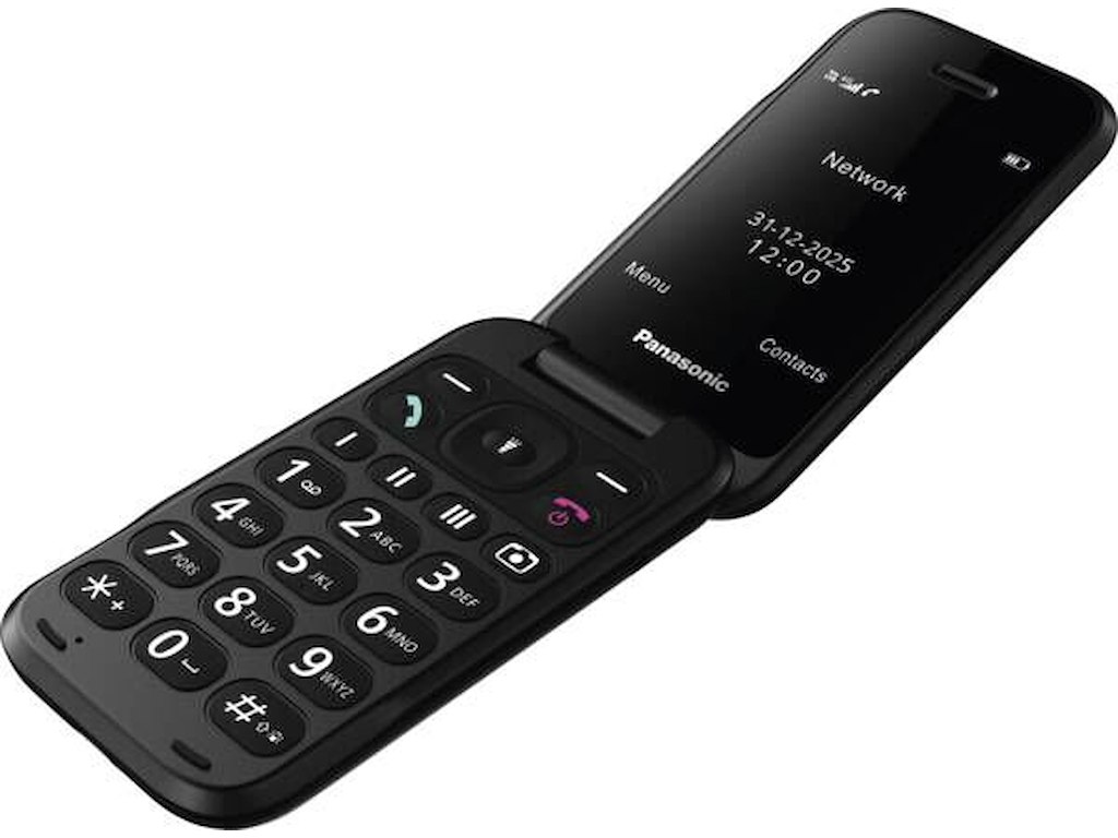 Panasonic KX-TF600EXR mobiltelefon 7,11 cm (2.8") 132 g Rød Senior telefon