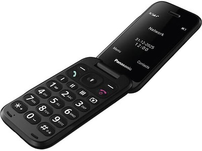 Panasonic KX-TF600EXR mobiltelefon 7,11 cm (2.8") 132 g Rød Senior telefon