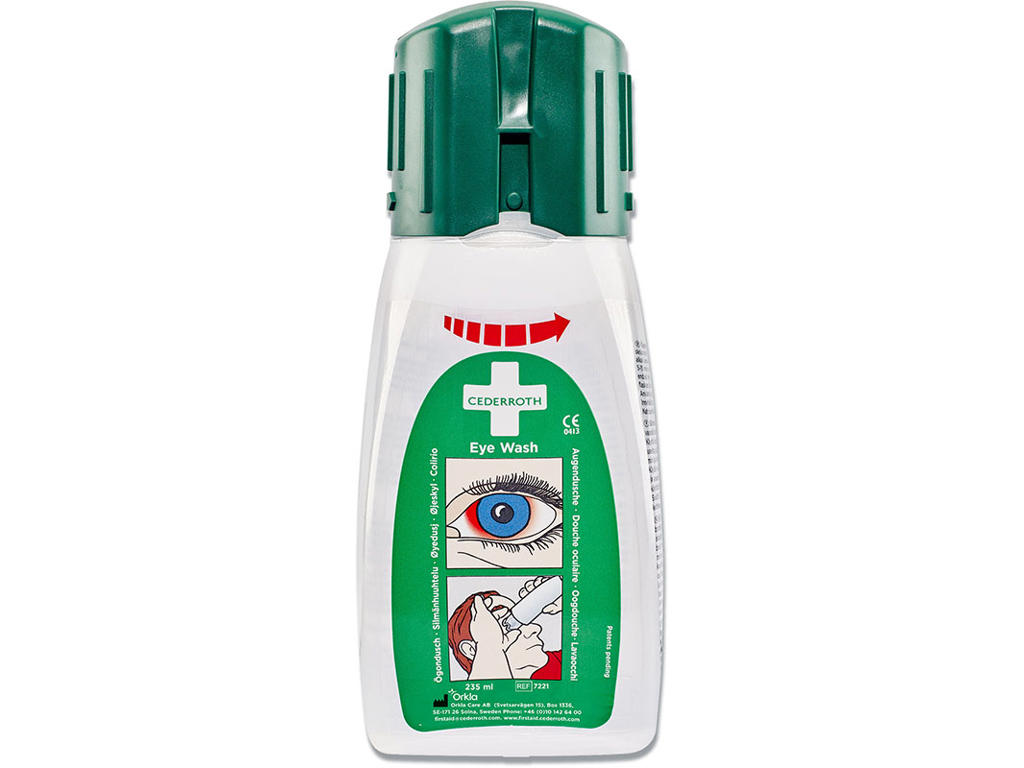 Øjenskyl, Lommeformat, 235 ml, Cederroth