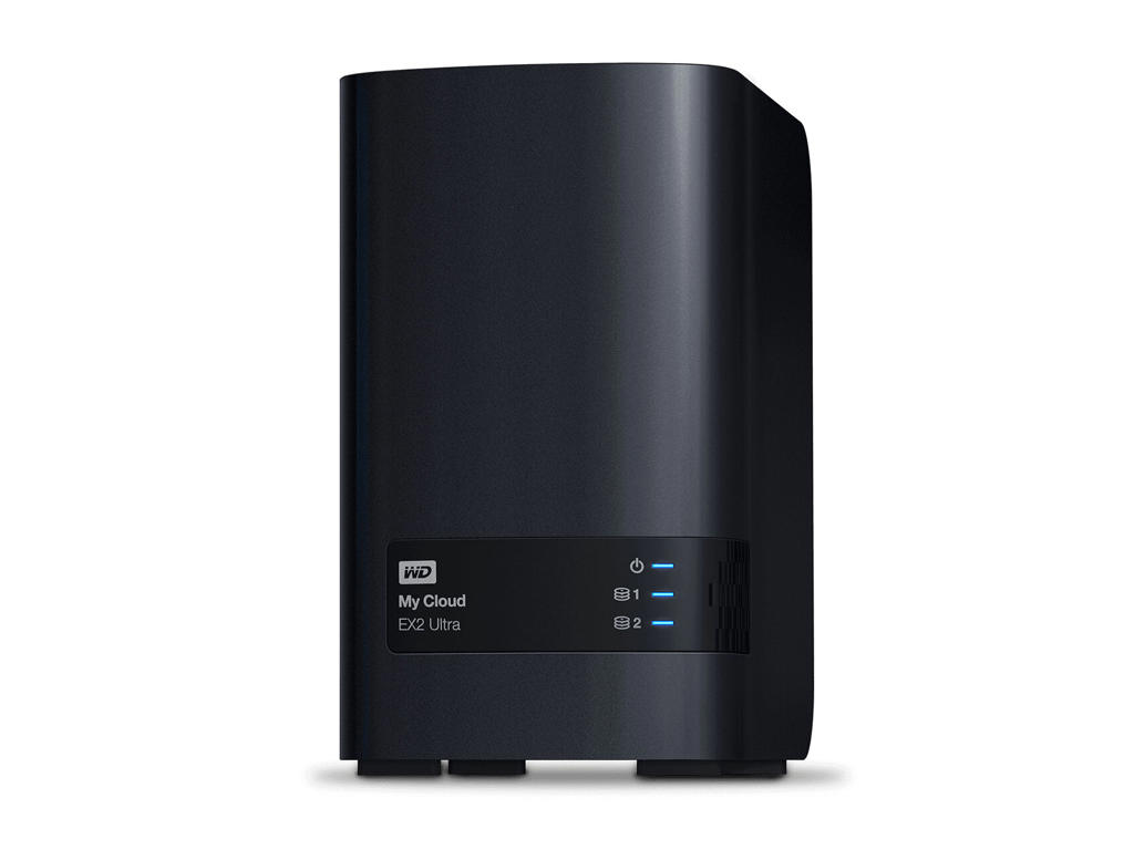 Western Digital My Cloud EX2 Ultra NAS Marvell Armada 385 Armada 385 1 GB DDR3 24 TB HDD Sort