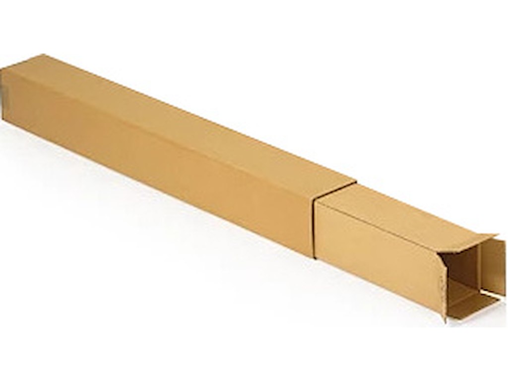 Teleskopkasse, 100x100x2.000 mm, Bølgepap, 1 stk