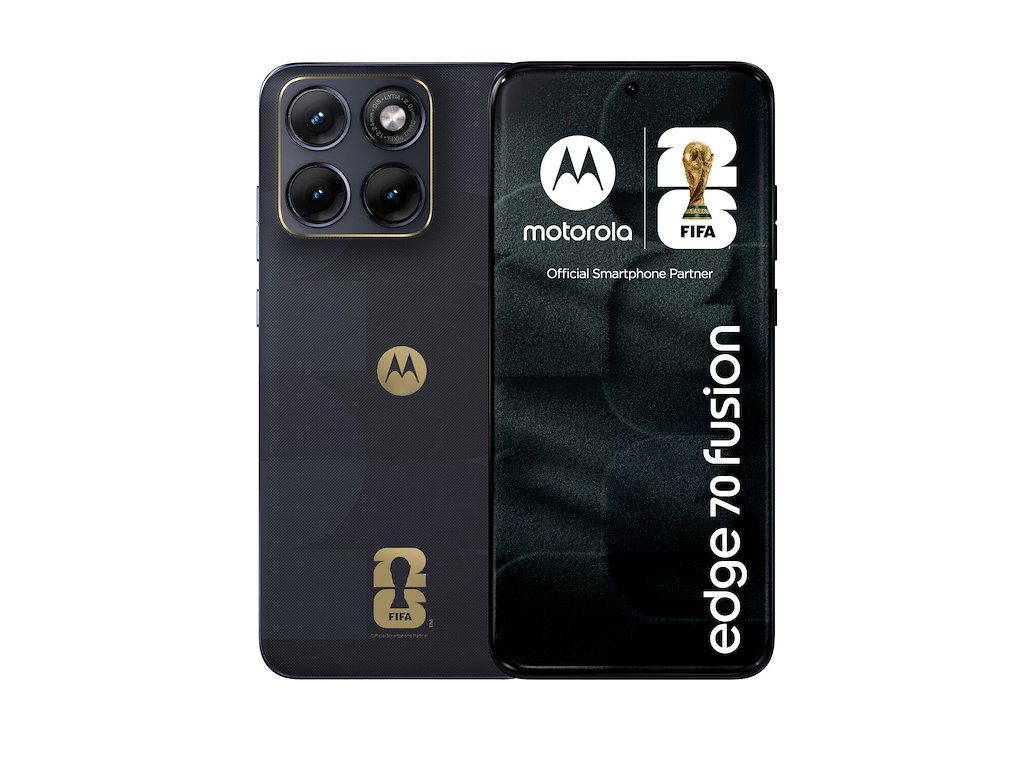 Motorola edge 70 fusion FIFA Edition 17,2 cm (6.78") Dual SIM Android 16.0 5G USB Type-C 8 GB 256 GB 5200 mAh Sort