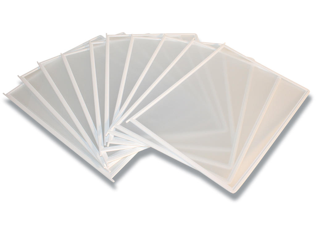 Registerlomme, A4, Hvid, 10 stk, QuickLoad 