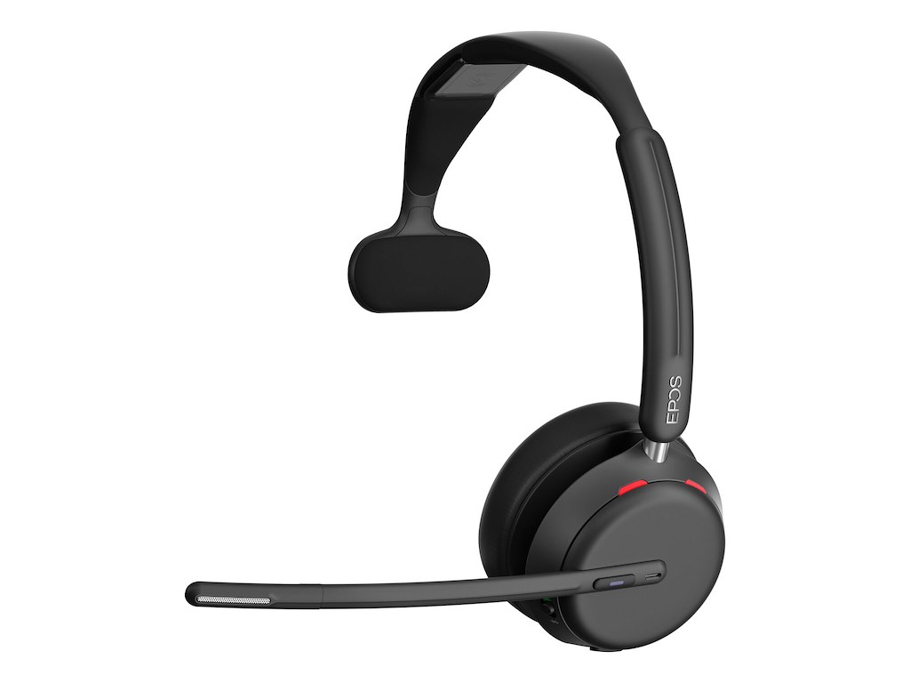 EPOS IMPACT 1000 MS UC Mono WL Headset Trådløs Kontor/Callcenter USB Type-C Bluetooth Sort