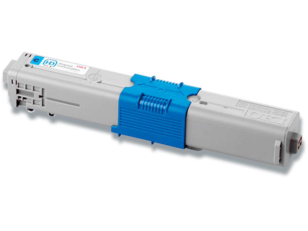 Toner, C301-C321, Cyan-blå, 1.500 sider, OKI 44973535