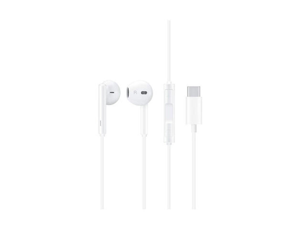 Huawei 55030088 hovedtelefoner/headset Ledningsført I ørerne Opkald/musik USB Type-C Hvid