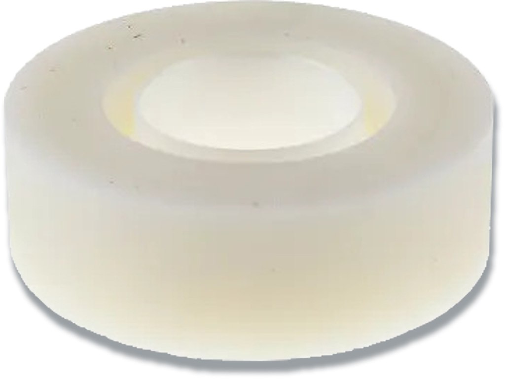 Tape, Usynlig, 19mm x 33m, 1 rulle, Q-Line 