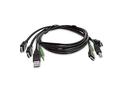 StarTech.com SK2HDMMKVM06-TAA KVM-kabel Sort 1,8 m