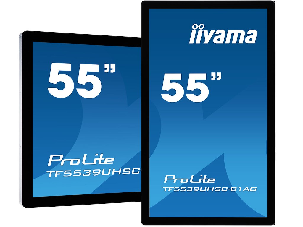 iiyama TF5539UHSC-B1AG skilte display 139,7 cm (55") LED 500 cd/m² 4K Ultra HD Sort Berøringsskærm