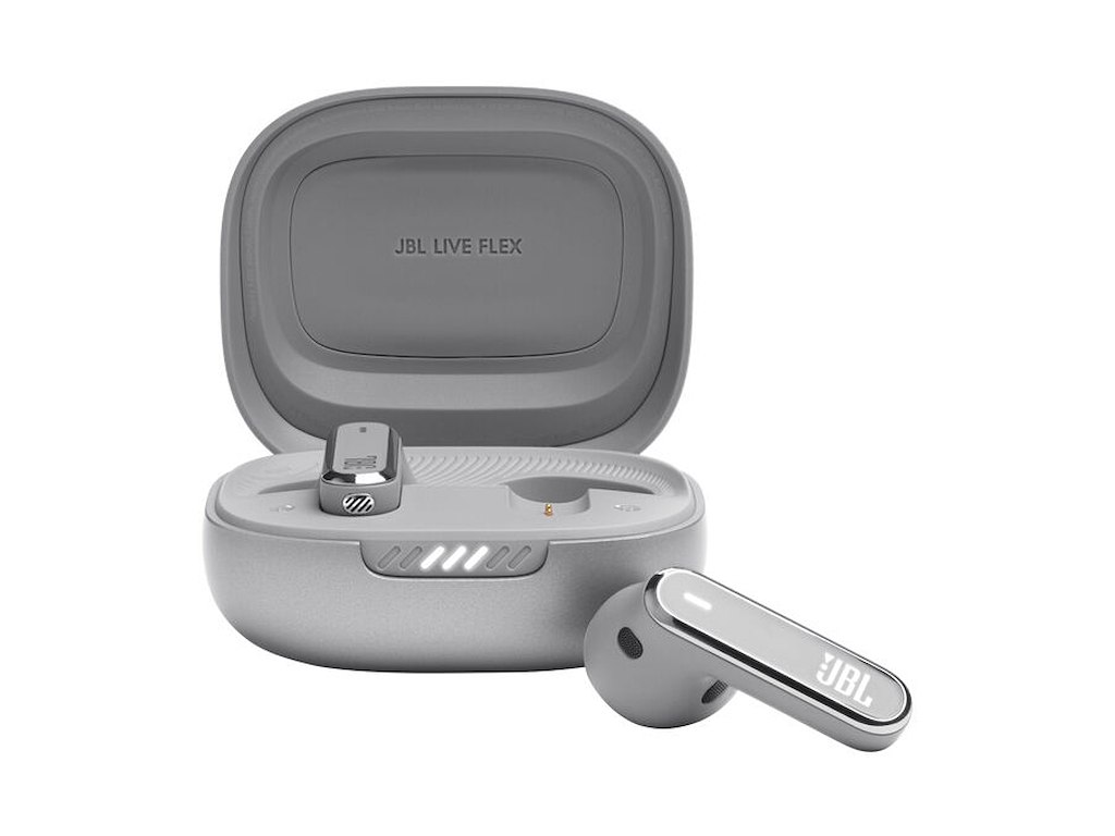 JBL LIVE FLEX Headset Trådløs I ørerne Opkald/musik Bluetooth Sølv