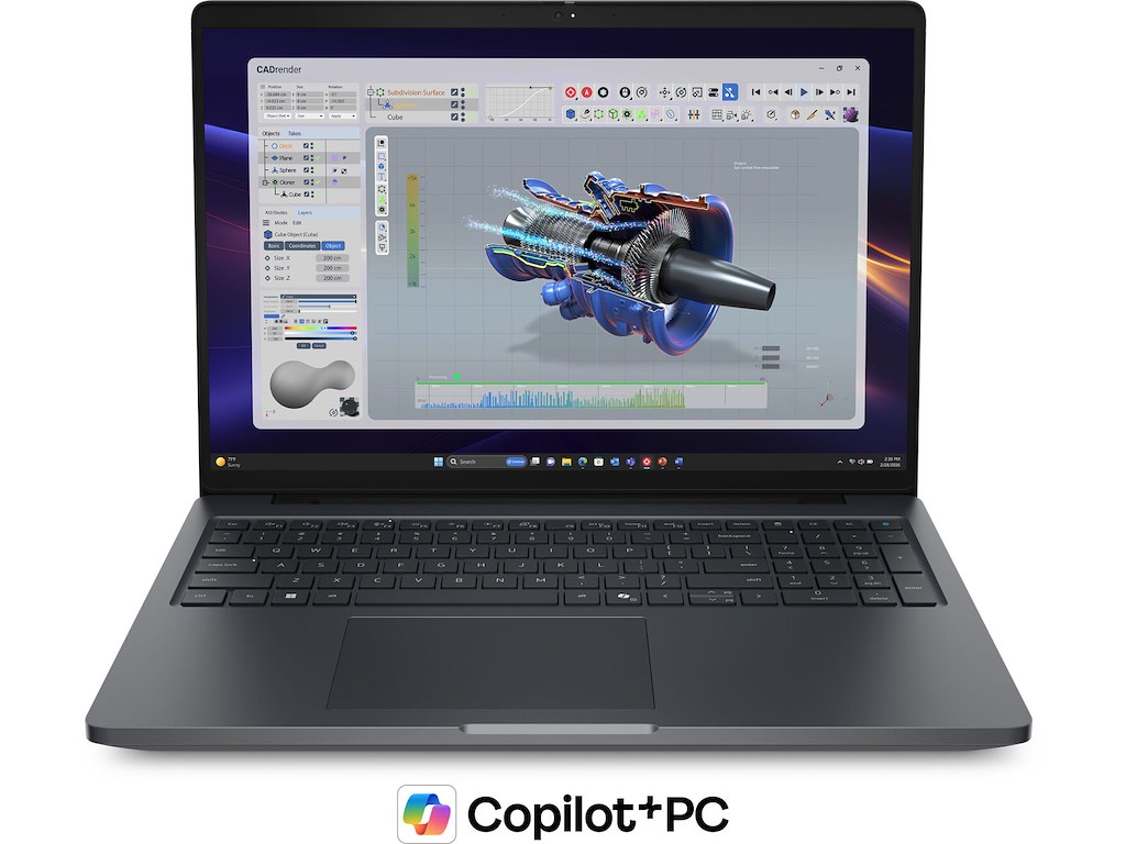 DELL Pro Precision 5 16 PW516261 Copilot+ PC Intel Core Ultra 7 366H Laptop 40,6 cm (16") Full HD+ 32 GB LPDDR5x-SDRAM 1 TB SSD NVIDIA RTX PRO 500 Blackwell Wi-Fi 7 (802.11be) Windows 11 Pro Nordisk Sort