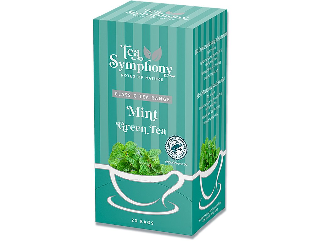 Brev-the, Mint grøn, 20 breve æsken, 1 æske, Tea Symphony