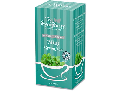 Brev-the, Mint grøn, 20 breve æsken, 1 æske, Tea Symphony