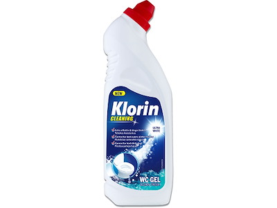 Toiletrens, Alkalisk, Med klor, Med farve, Med parfume, 750 ml, Klorin Ocean Fresh