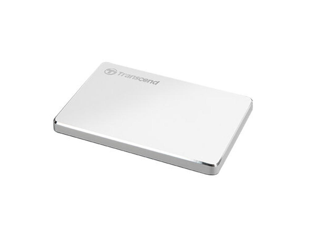 Transcend StoreJet 25C3S ekstern harddisk 2 TB 2.5" USB Type-C 3.2 Gen 1 (3.1 Gen 1) Sølv