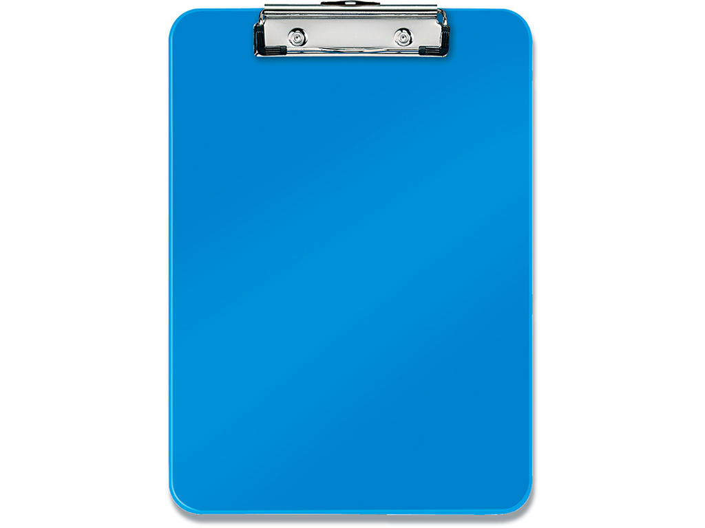 Clipboard, Blå, Uden forside, A4, Leitz WOW