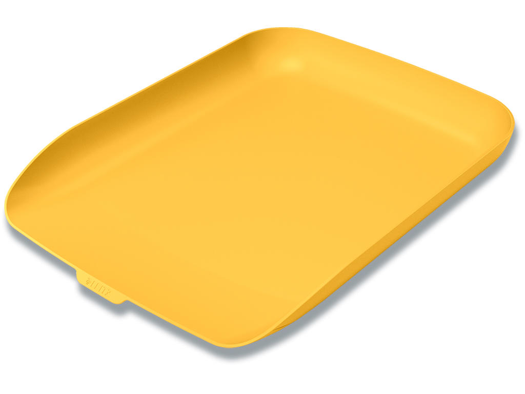 Brevbakke, Varm gul, A4 til C4, Udvendig: B26.8xH4.3xD35.8 cm, Leitz Cosy 