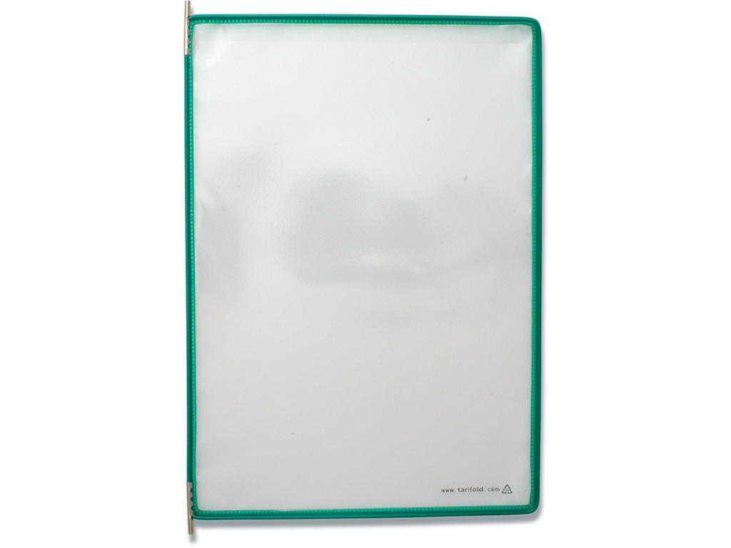 Registerlomme, A4, Grøn, 10 stk, Tarifold 