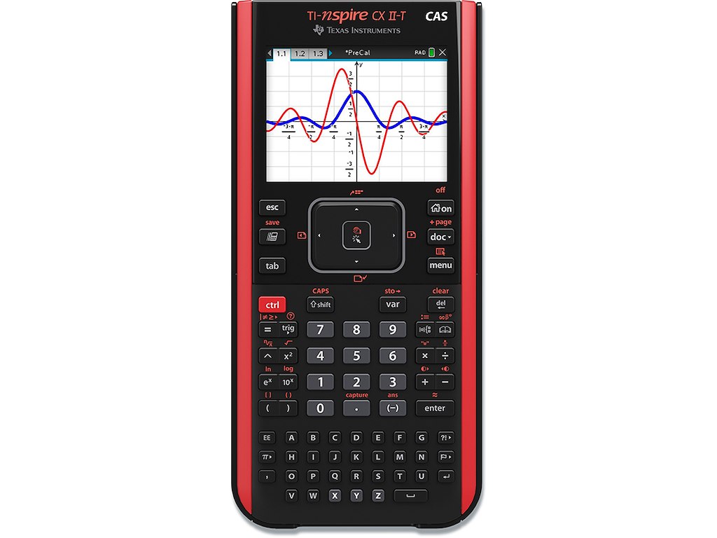 Regnemaskine, Matematik-graf, Multi-line, Texas Instruments TI-Nspire CX II-T CAS