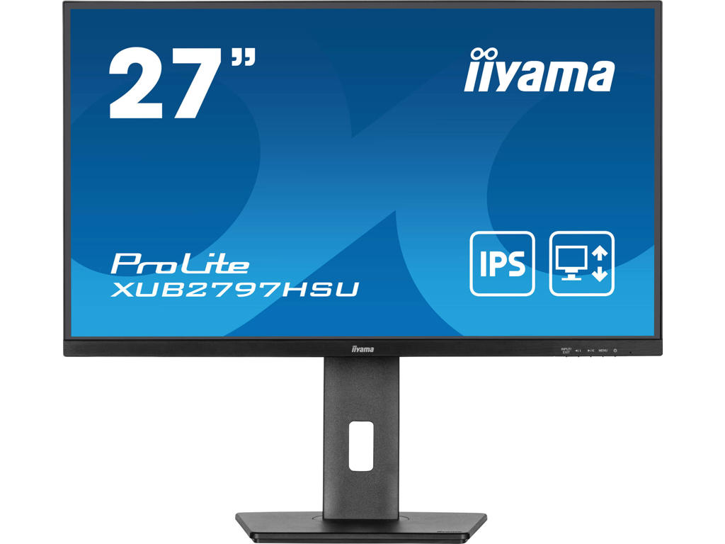 iiyama ProLite XUB2797HSU-B2 computerskærm 68,6 cm (27") 1920 x 1080 pixel Fuld HD LED Sort