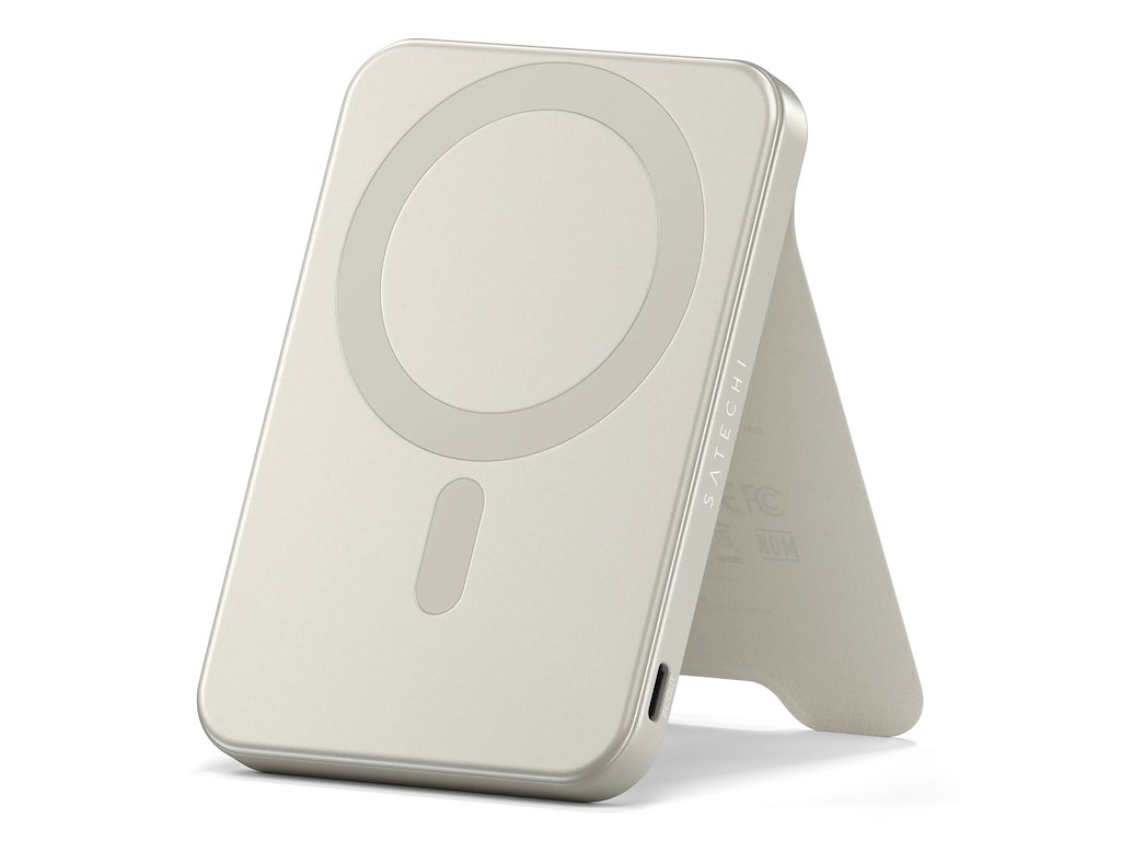 Satechi ST-B5Q2SW powerbank 5000 mAh Trådløs opladning Sand