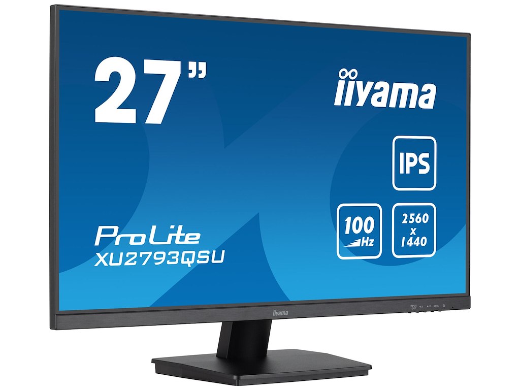 iiyama ProLite XU2793QSU-B7 computerskærm 68,6 cm (27") 2560 x 1440 pixel Quad HD LED Sort