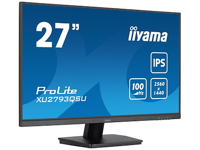 iiyama ProLite XU2793QSU-B7 computerskærm 68,6 cm (27") 2560 x 1440 pixel Quad HD LED Sort