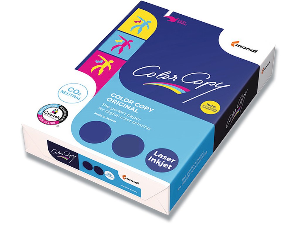 Kopipapir - hvidt, A3, 160 g/m², 250 ark/pakken, Color Copy