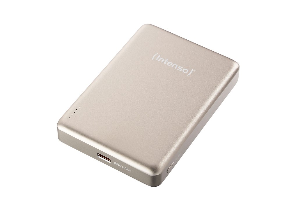 Intenso MW10000 Lithium polymer (LiPo) 10000 mAh Trådløs opladning Champagne